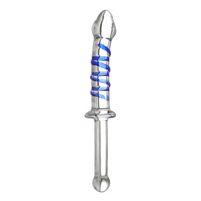 Prisms Erotic Glass Nyasa Glass Dildo, Borosilicate, 10.13 in - PRSM-AA702