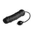 Master Series Leviathan Giant Inflatable Silicone Dildo — Black, 13.5–14.5 in - MS-AB524