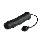 Master Series Leviathan Giant Inflatable Silicone Dildo — Black, 13.5–14.5 in - MS-AB524