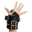 Strict Leather Four-Buckle Suspension Cuffs, Black — Pair, Fits 5–8 in - 811847017966