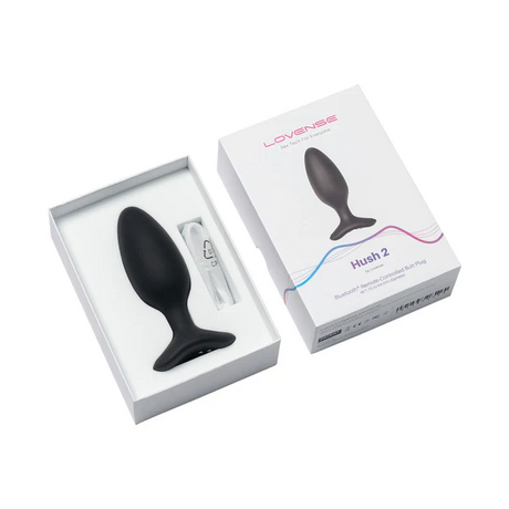 Lovense Hush 2 Vibrating Butt Plug — 1.75 inch - LS9810
