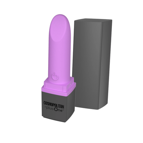 plusOne Read My Lipstick Vibe — Cosmo Lipstick-Style Vibrator - PO6890