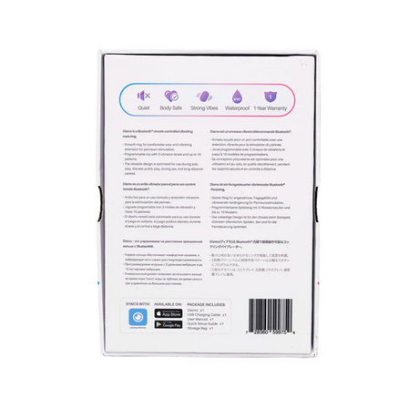 Lovense Diamo Vibrating Cock Ring — App-Controlled, USB Rechargeable - LS9759