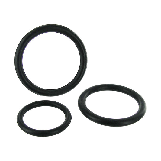 Triple Silicone Cock Ring Set by Trinity Men