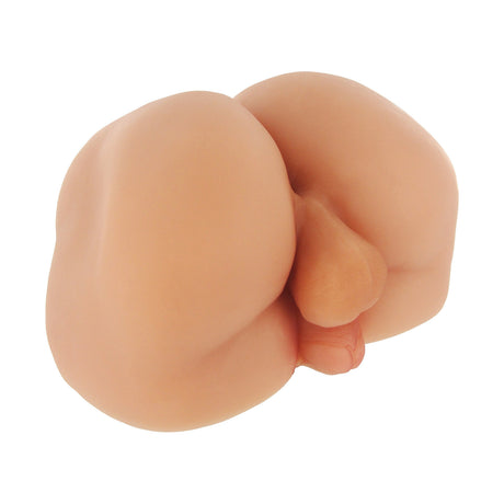 SexFlesh David Compact Doggie-Style Masturbator, Natural TPR - 811847017256