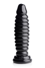 Master Series Obsession 11 Anal Plug — 7-inch Black PVC - MS-AC564