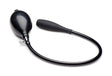 Frisky Inflatable Stimulator — Petite Latex Anal Plug, Black - 848518004413