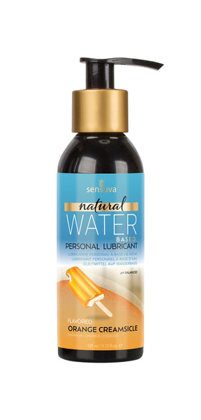 Sensuva Natural Water-Based Personal Lubricant — Orange Creamsicle, 4 fl oz - SEN-VL711-ML
