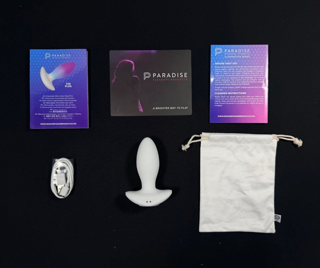 Illumination by Paradise Illuminated Butt Plug with App Control - PR5434