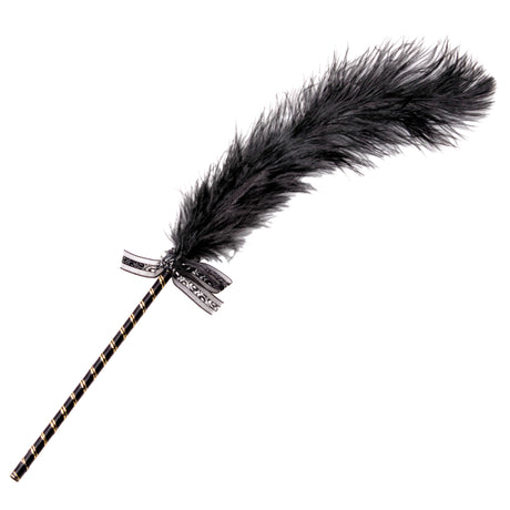 Frisky Ostrich Feather Tickler, Black, 17 inches - 848518008251