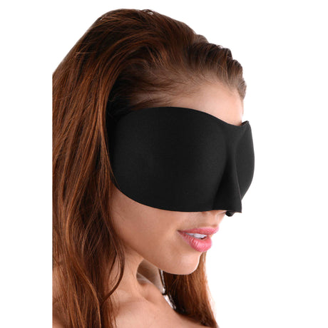 Frisky Deluxe Padded Blindfold — Neoprene, Black, One Size - 848518007483