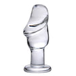Prisms Erotic Glass Asvini Anal Plug — Clear Borosilicate, 5 in - 848518010742