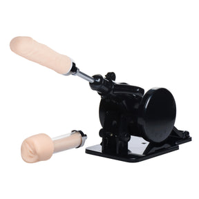 LoveBotz Robo Adjustable Portable Sex Machine with Two Attachments - LB-AD929