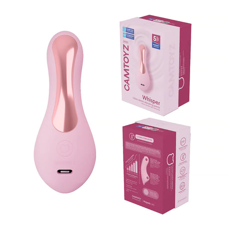 Camtoyz Whisper Ultra-Silent App-Controlled Panty Vibe, Pink - CT-JVB-1138W