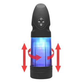 LoveBotz Strobe Multi-Function Rechargeable Stroker, Black - LB-AE393