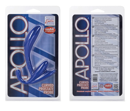 Apollo Curve Prostate Probe - Blue by CalExotics