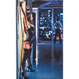 Scandal Over-the-Door Bondage Cross with 4 Adjustable Cuffs, Red - SE2712373