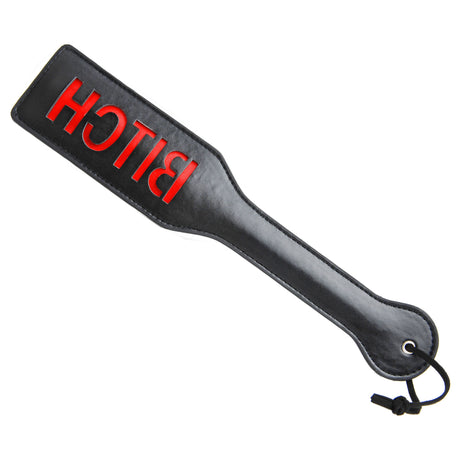 Frisky XOXO Imprint Spanking Paddle, 12.5in Black - 848518020772