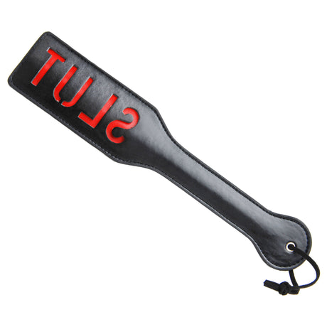 Frisky XOXO Imprint Spanking Paddle, 12.5in Black - 848518020772