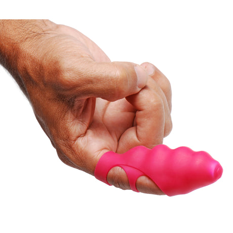 Frisky Finger Bang-her Vibe — Finger Vibe, 3.5 in, Pink - 848518021335