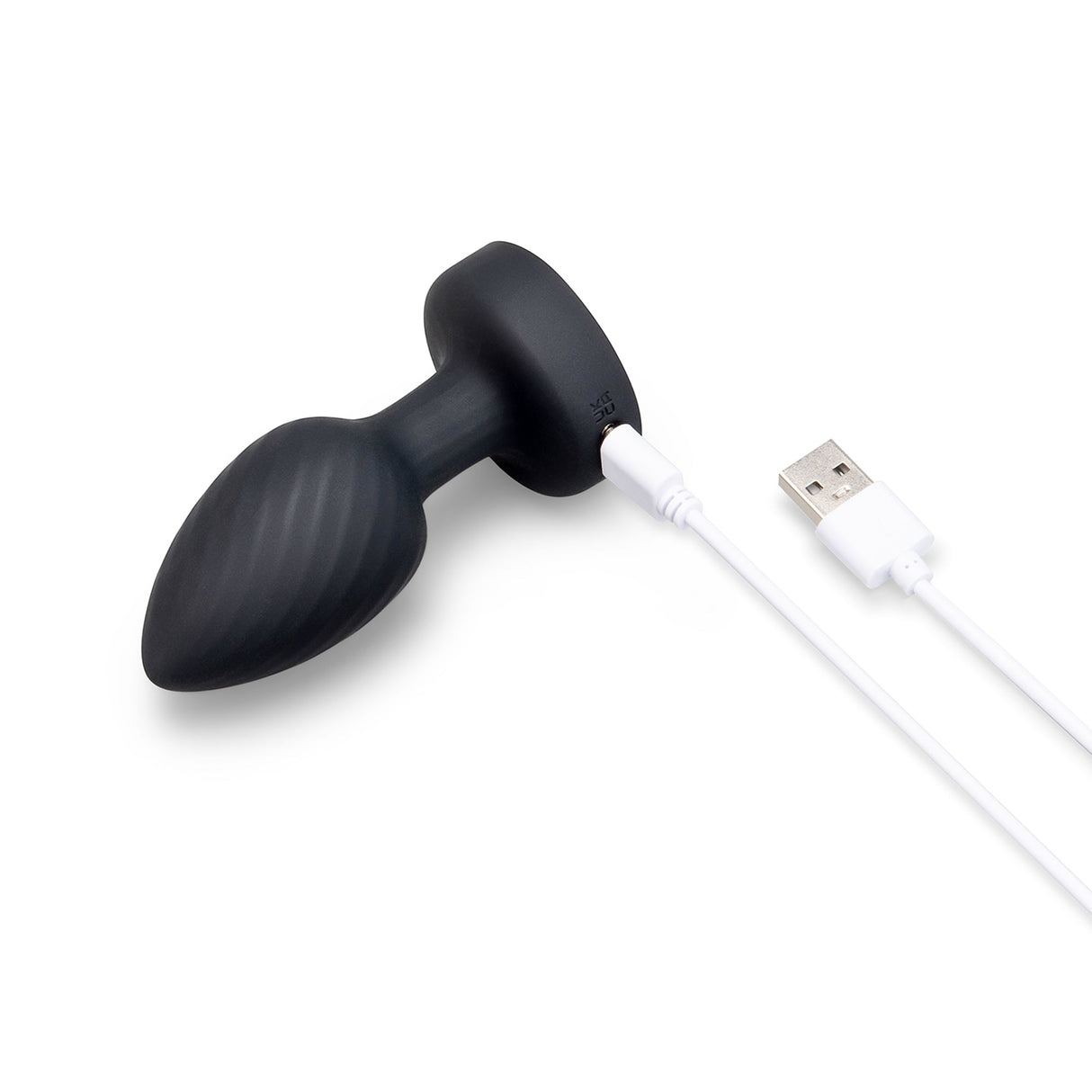 b-Vibe 3.5" Light-Up Butt Plug with Remote — Black - BV4949