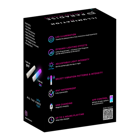 Illumination by Paradise The Bullet — App-Enabled RGB Bullet Vibrator - PR5441