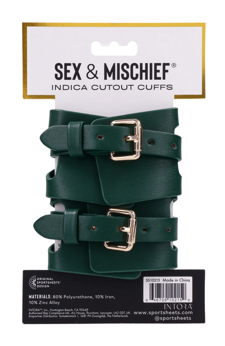 Sportsheets Indica Cutout Cuffs — Cutout Bondage Cuffs - SS10215