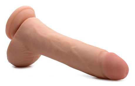 TrueTouch Zach SkinTech Realistic Dildo — 8.5 in Insertable, Flesh - 848518028358