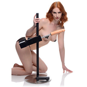 Master Series Dicktator Extreme Sex Machine with 7" TPE Dildo, Black - 848518029423