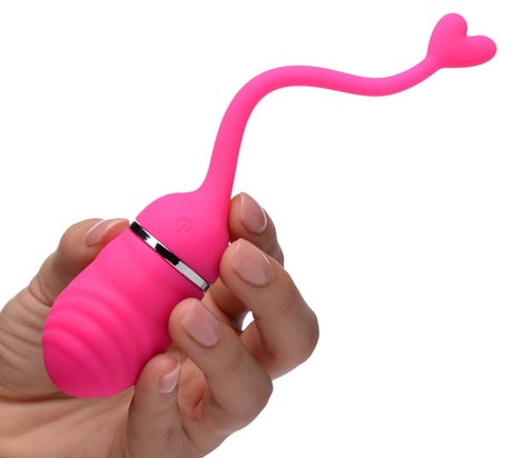 Frisky Luv Pop Rechargeable Remote-Control Silicone Egg Vibe, Pink - 848518029577