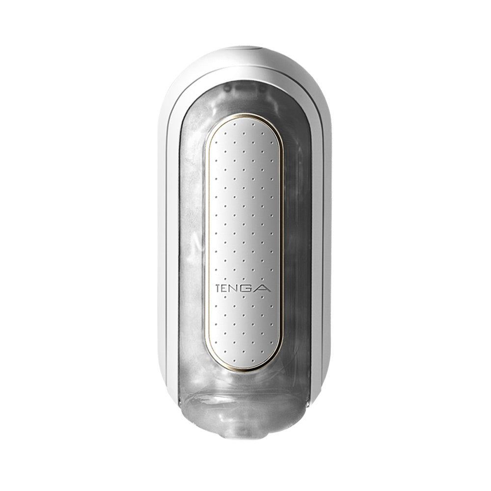 FLIP Series Flip 0‑Zero Electronic Vibration Stroker (White) - 4560220555903