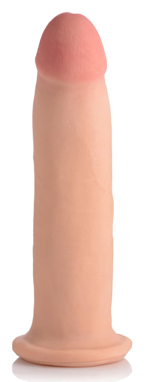 USA Cocks 9-Inch Ultra Real Dual-Layer Suction Cup Dildo — Flesh - 848518030573