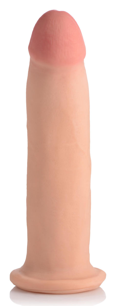 USA Cocks 9-Inch Ultra Real Dual-Layer Suction Cup Dildo — Flesh - 848518030573