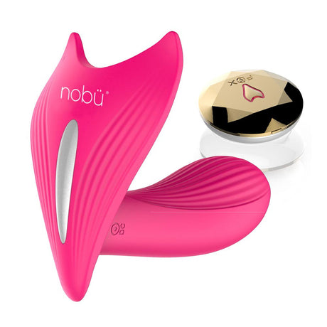 Nobu Tang Wireless Silicone Vibe, Pink — 3.75-inch - 694182213756