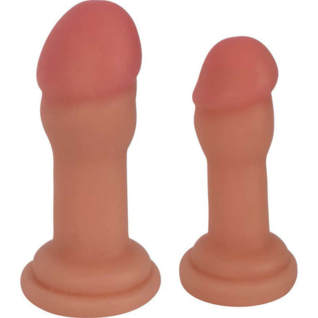 Jock Anal Plug Duo — PVC Flesh, 2-Pack - CN-09-0501-10