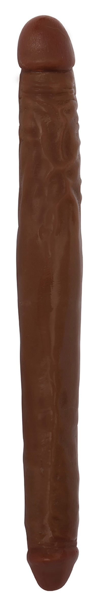 Jock 16-Inch Tapered Double Dong — Chocolate Brown - 848518060044