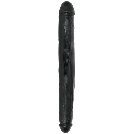 Jock 13-Inch Tapered Double Dong — Rubber, Midnight Black - 848518060037