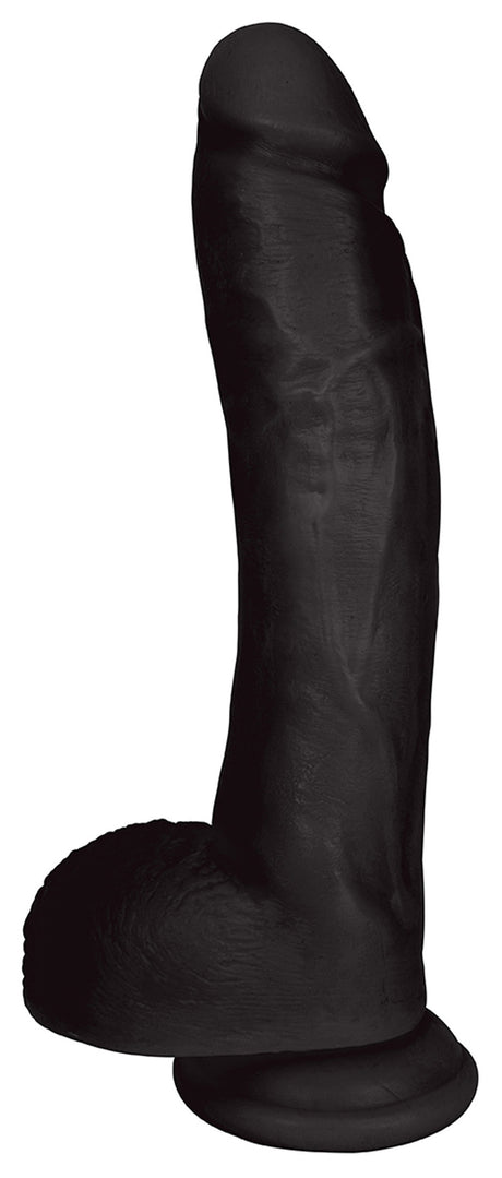 Jock 10 Inch Dong with Balls — Flesh Enhanced PVC, 8.5 in Insertable - 642610430022