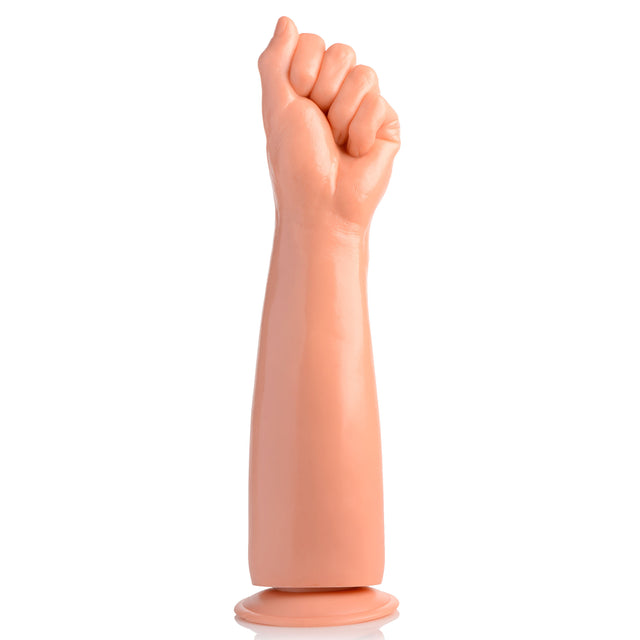 Master Series Fisto Clenched Fist Dildo — 13 in, Flesh PVC - 848518031099