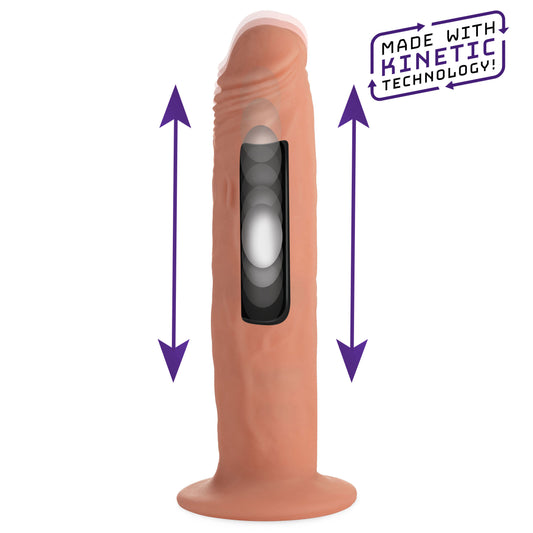 Kinetic Thumping 7X Remote Control Dildo - Large by Thump It