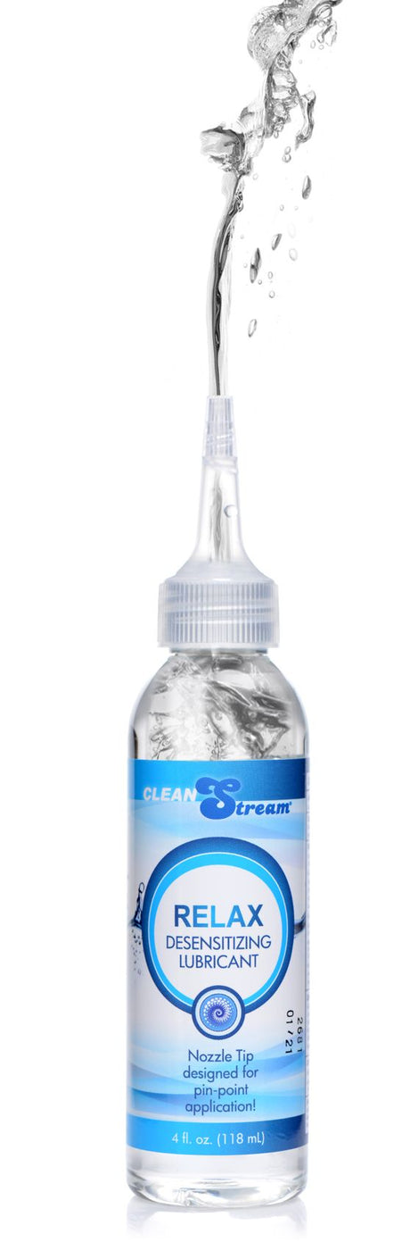 CleanStream Relax Desensitizing Anal Lubricant with Nozzle Tip, 8 fl oz - CS-AF987
