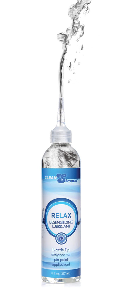 CleanStream Relax Desensitizing Anal Lubricant with Nozzle Tip, 8 fl oz - CS-AF987