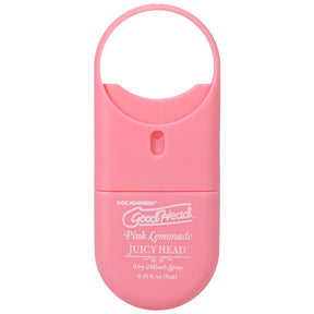 Doc Johnson GoodHead Juicy Head Dry Mouth Spray To-Go, .30 fl, Pink Lemonade - DJ1361-26-CD