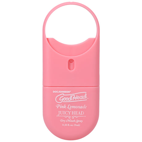 Doc Johnson GoodHead Juicy Head Dry Mouth Spray To-Go, .30 fl, Pink Lemonade - DJ1361-26-CD
