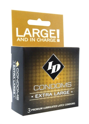 "ID Extra Large Condoms - 3 Pack ID-WXL-03"
