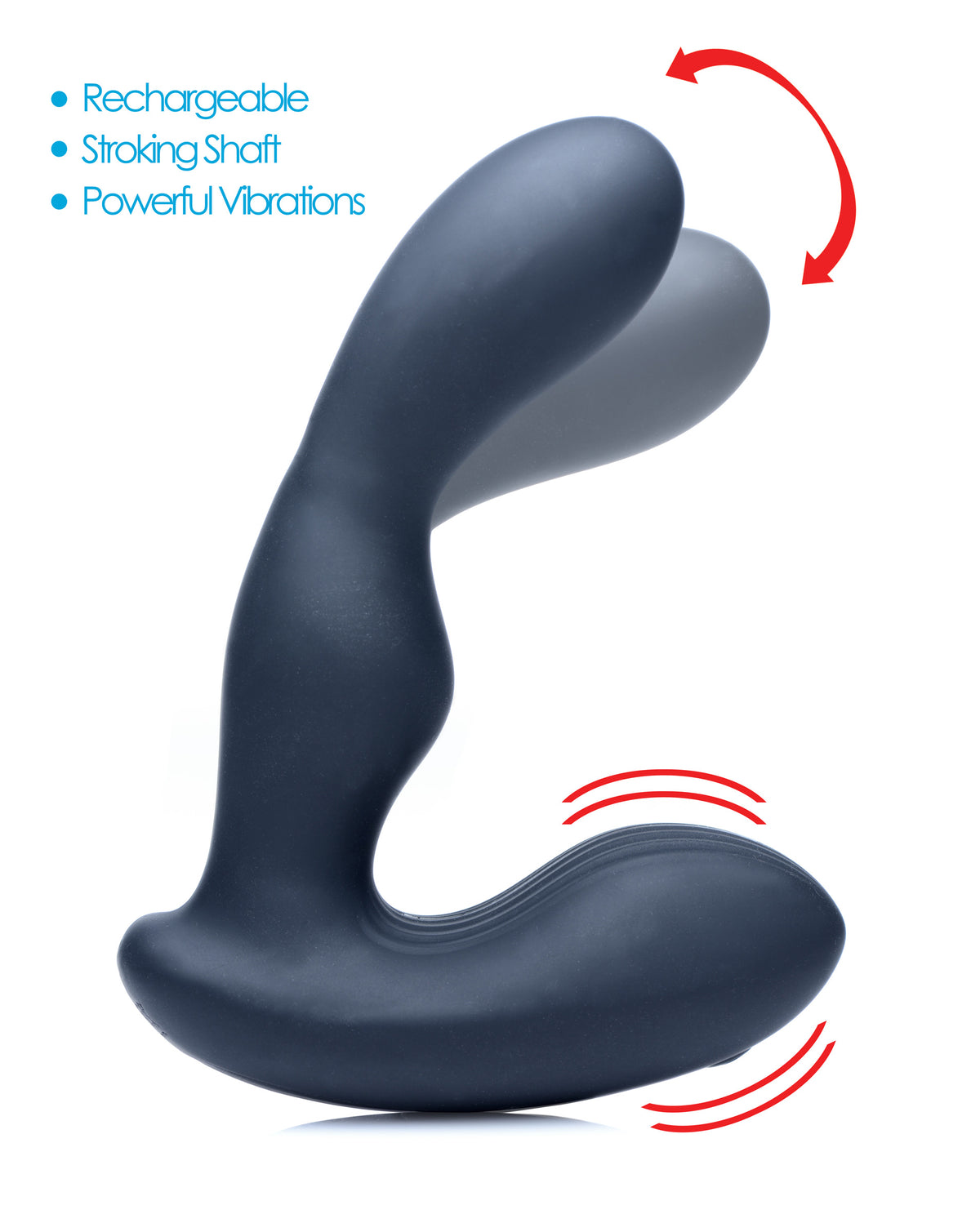 Alpha-Pro 7X P-Stroke Prostate Stimulator with Stroking Shaft - AP-AG149