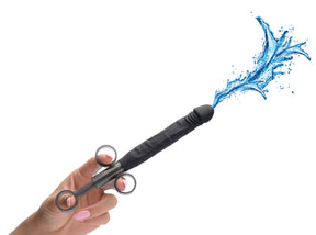 Master Series Silicone Dildo Lubricant Launcher — XL, Black - 848518033697