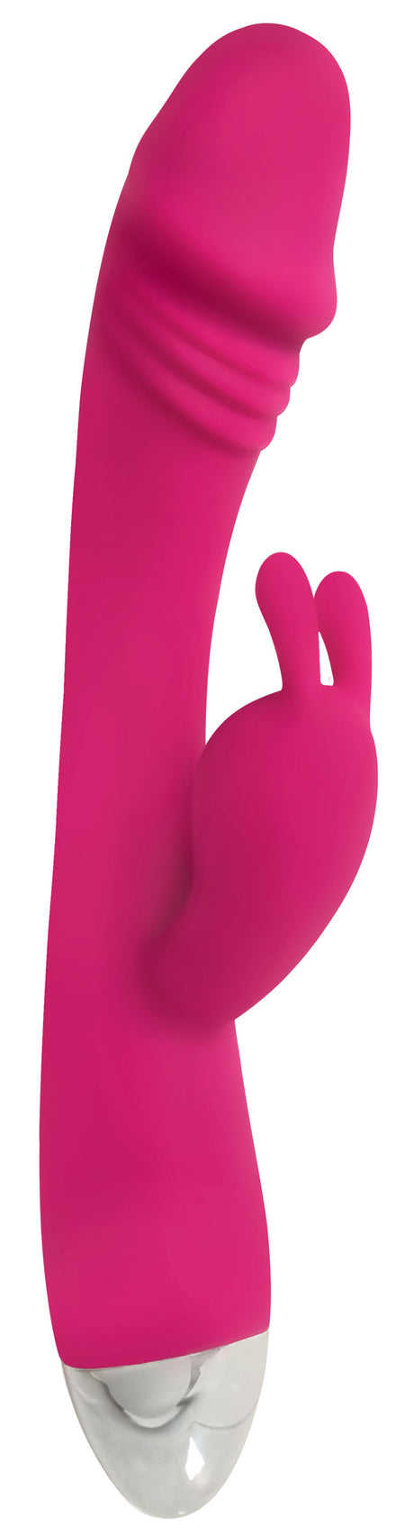 Power Bunnies Wiggles 10X Rabbit Vibrator — Pink, USB Rechargeable - 653078940381