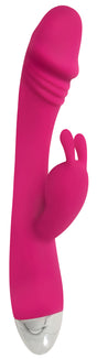 Power Bunnies Wiggles 10X Rabbit Vibrator — Pink, USB Rechargeable - 653078940381