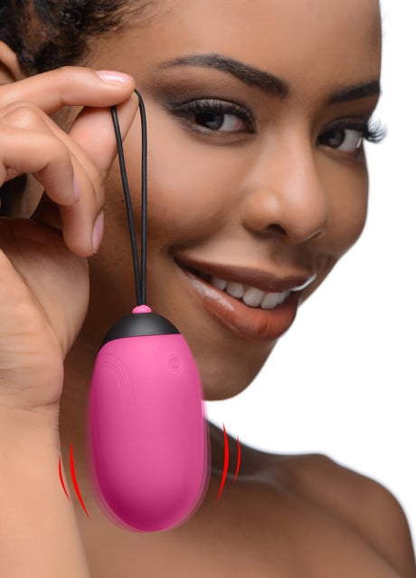 Bang! XL Silicone Vibrating Egg — Black, 3.1 in - BNG-AG331-BLK